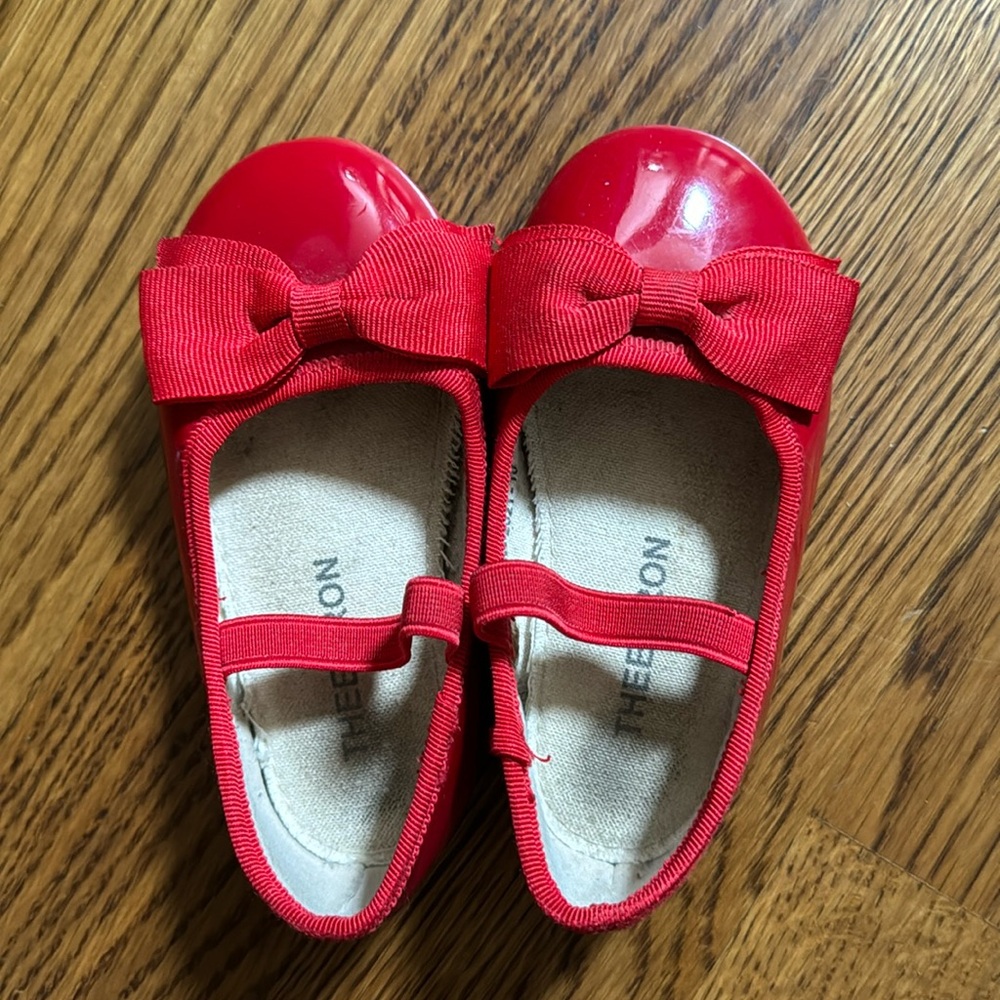 THEE BRON Girl's Toddler/Little Kid Ballet Mary Jane Flat Dress Shoes